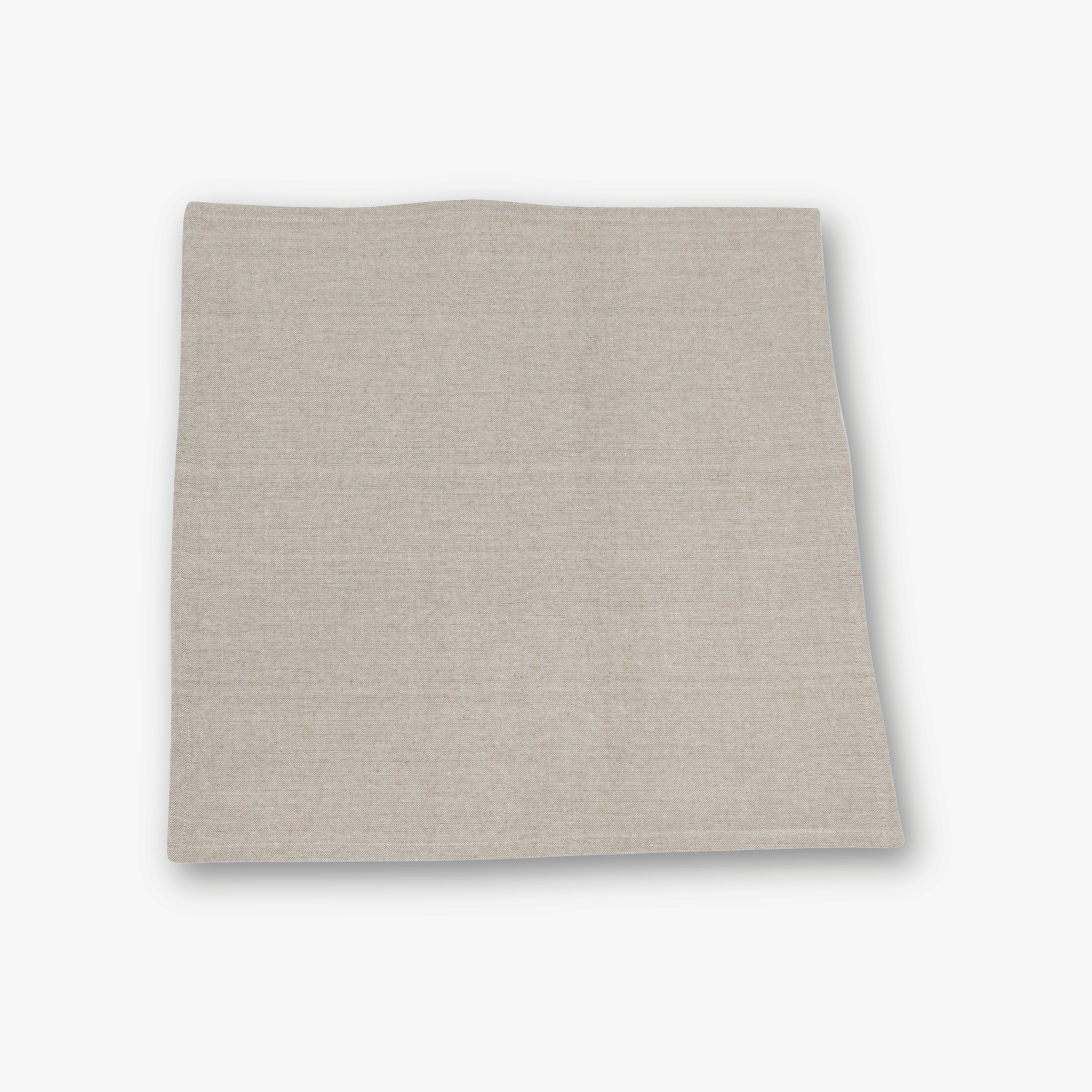 Stoffserviette Baumwolle - Leinenoptik Beige