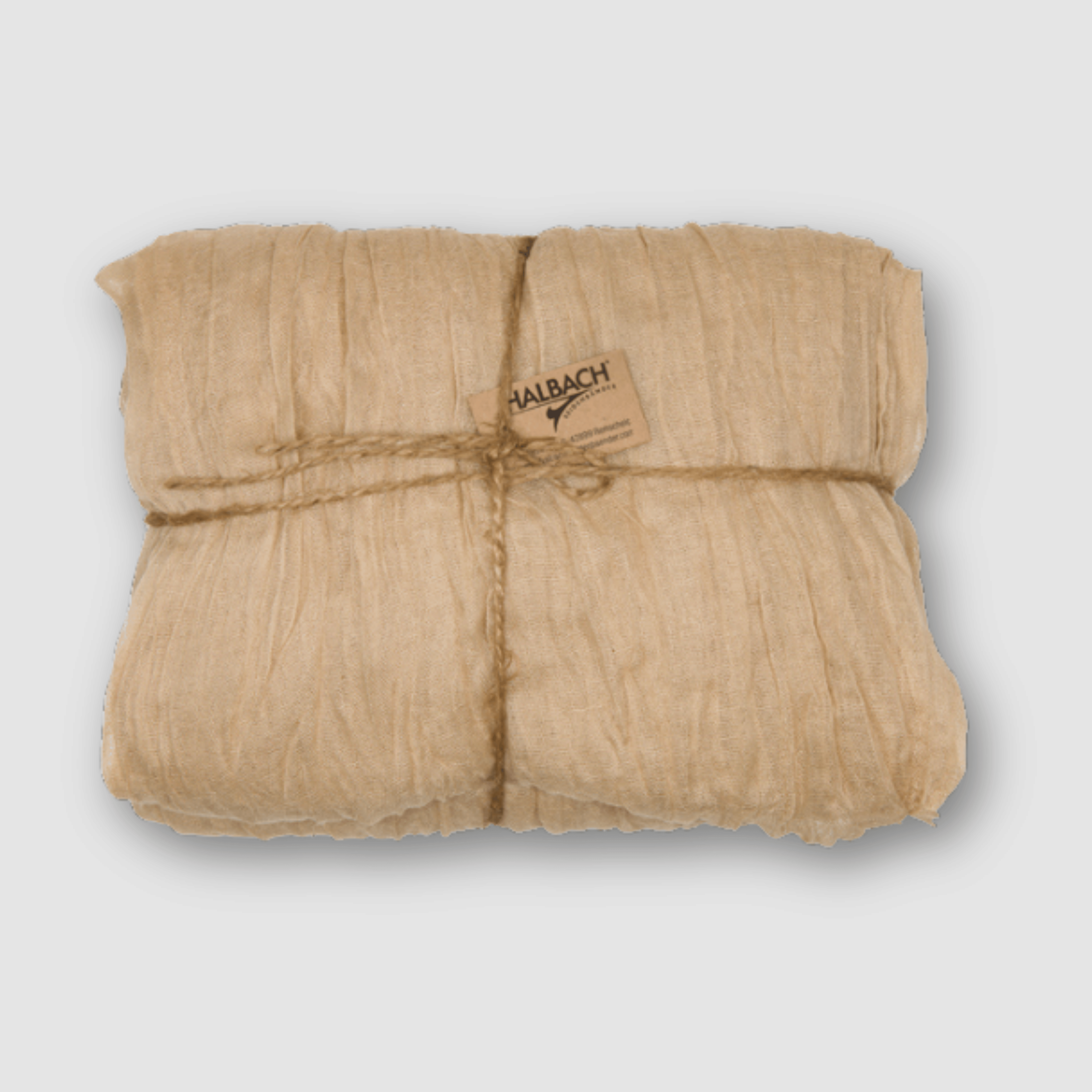 Tischläufer Musselin - Cremebeige