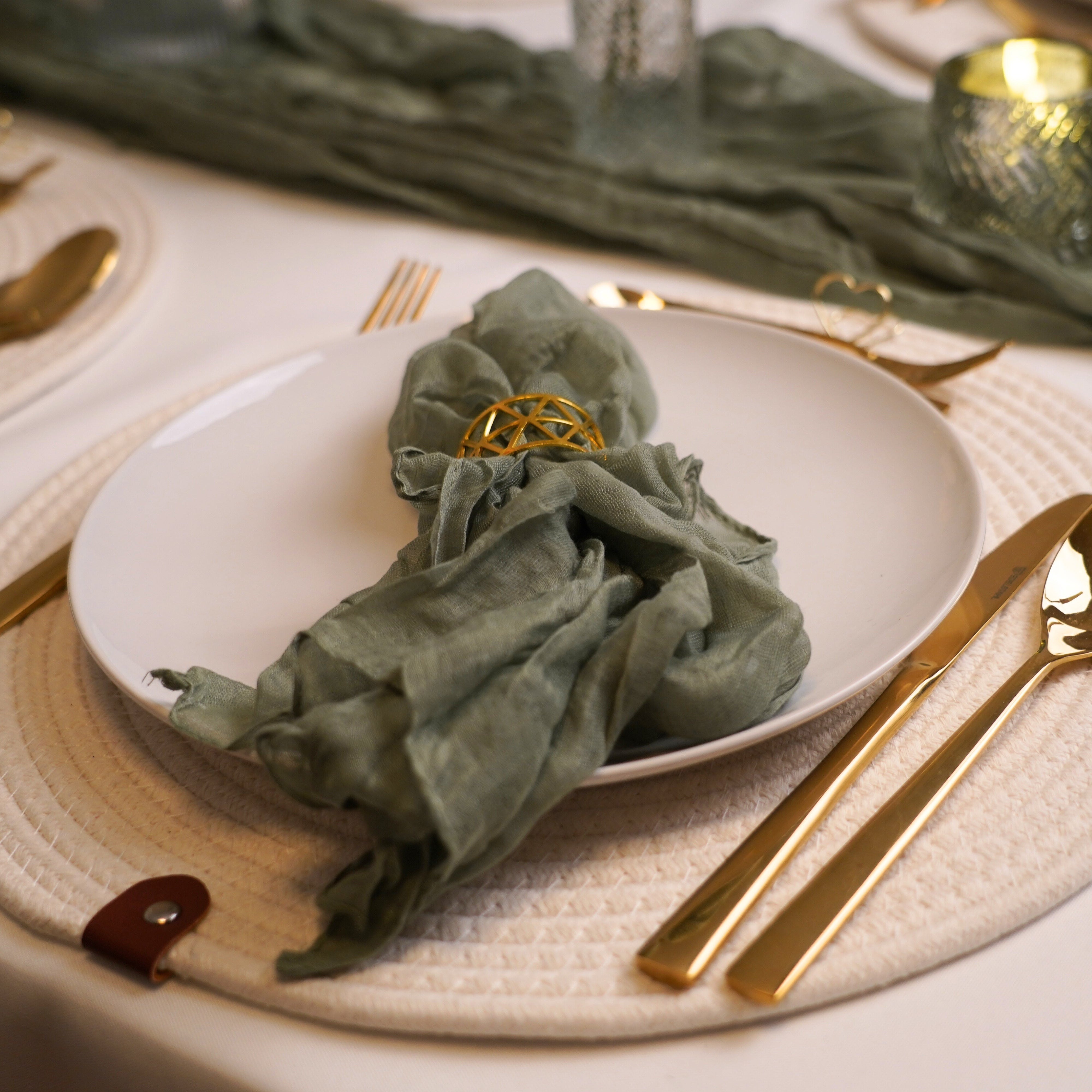 Platzset Cotton - Pur Weiß