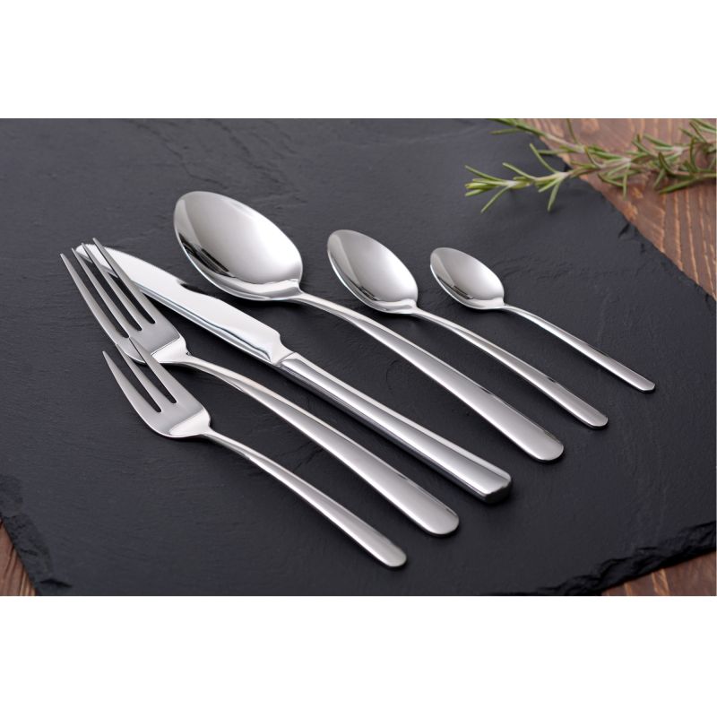 Silbernes Besteck - Set Soft Shine