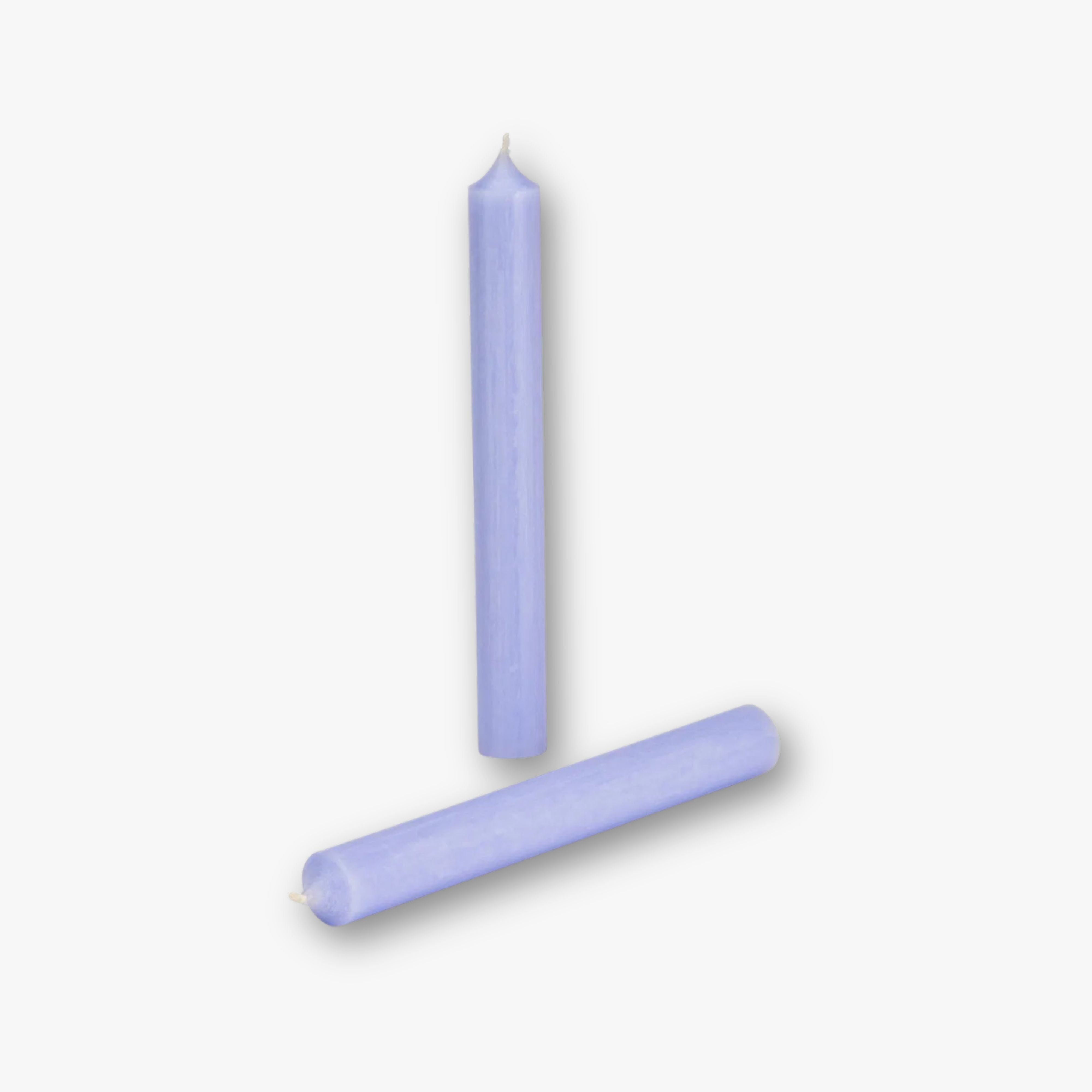 Stabkerze Echtwachs - Flieder 18 cm (tropffrei)