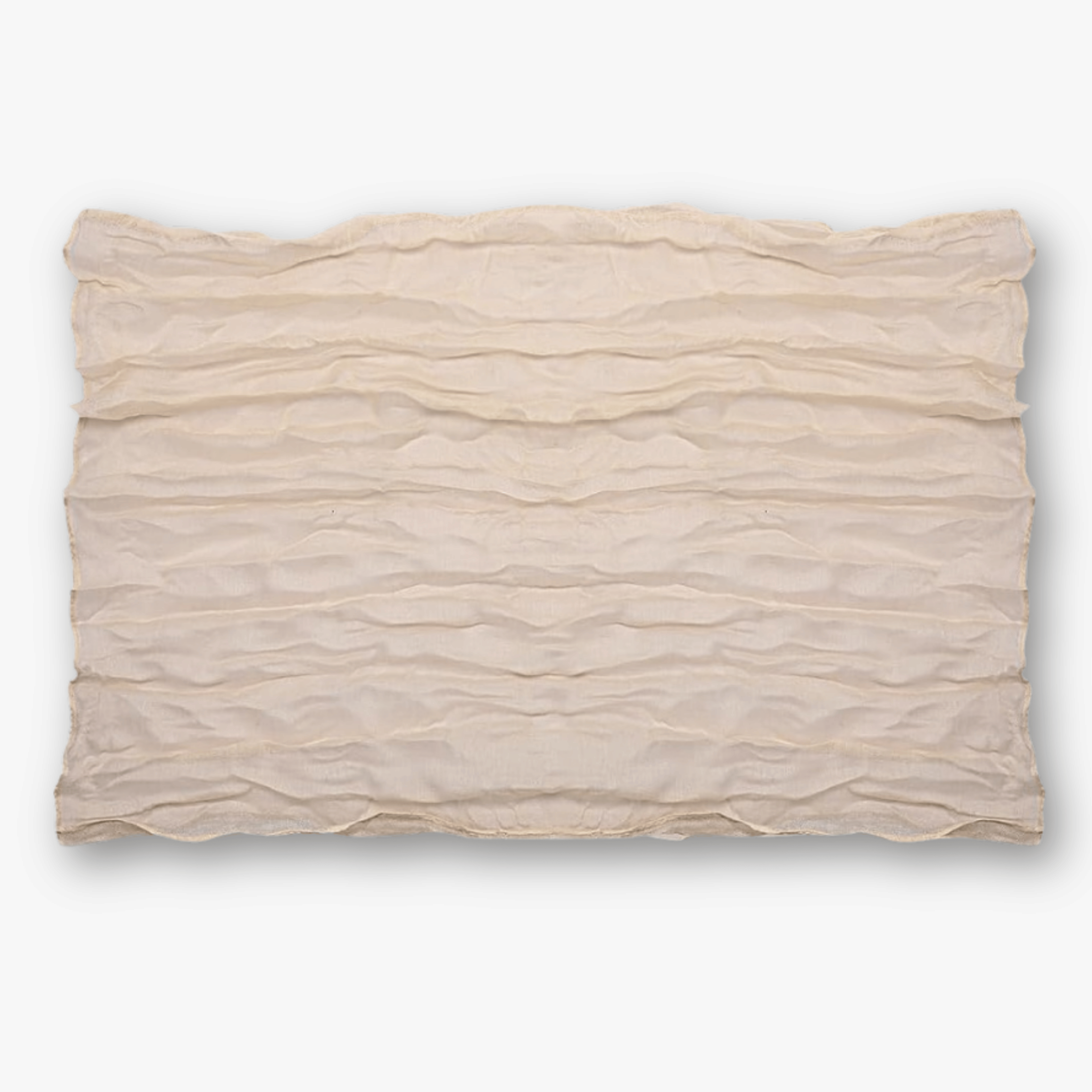 Stoffserviette Musselin - Leicht Creme