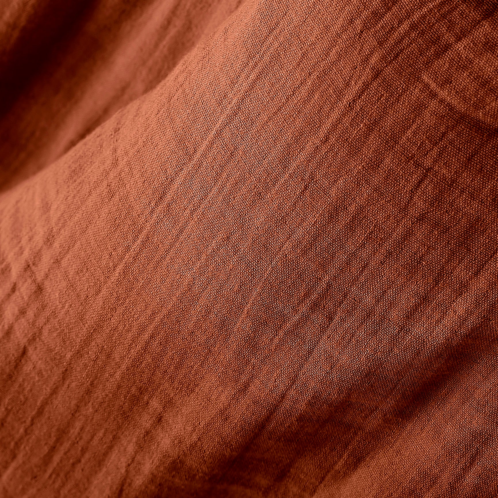 Stoffserviette Musselin - Struktur Terracotta