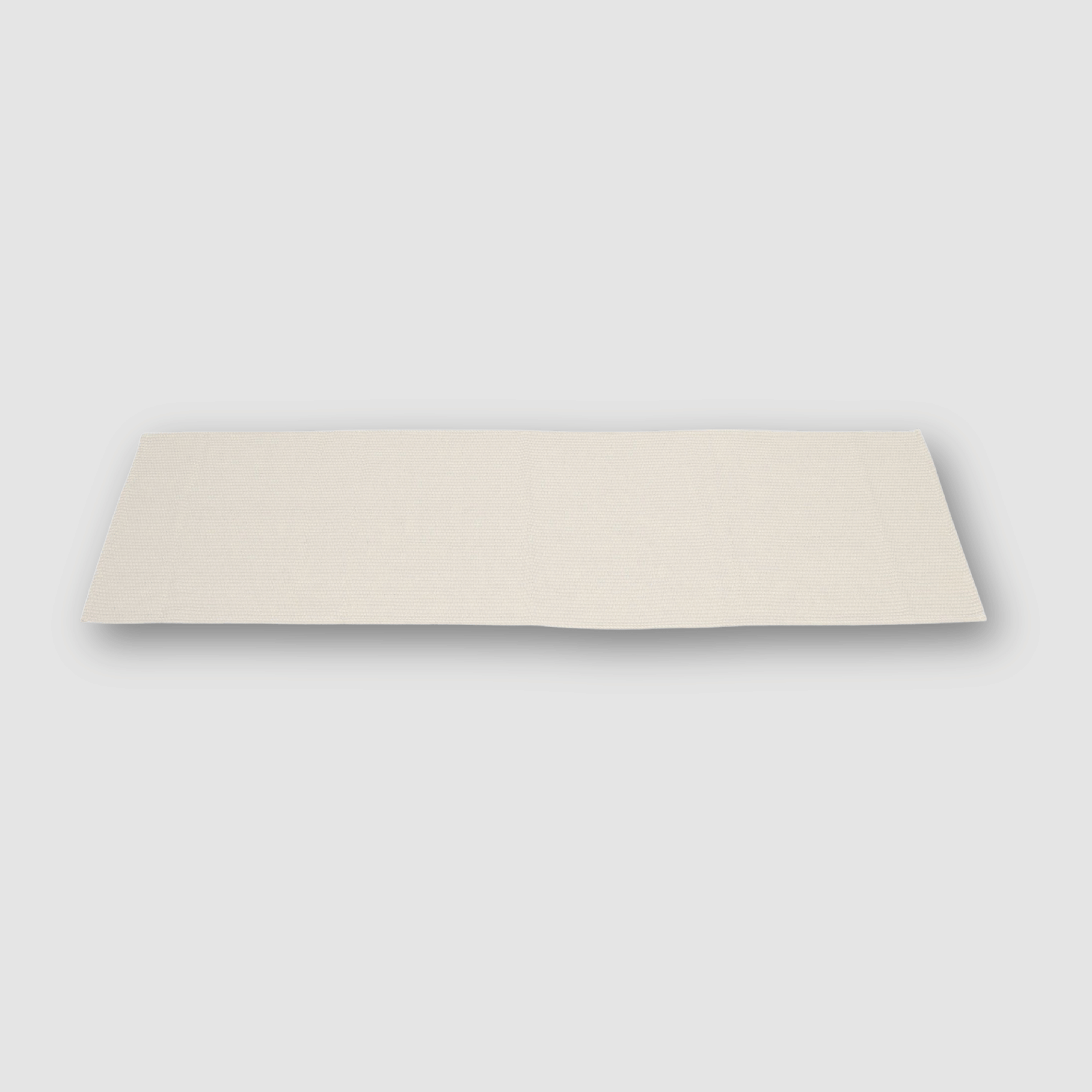 Tischläufer - Baumwolle Weiß