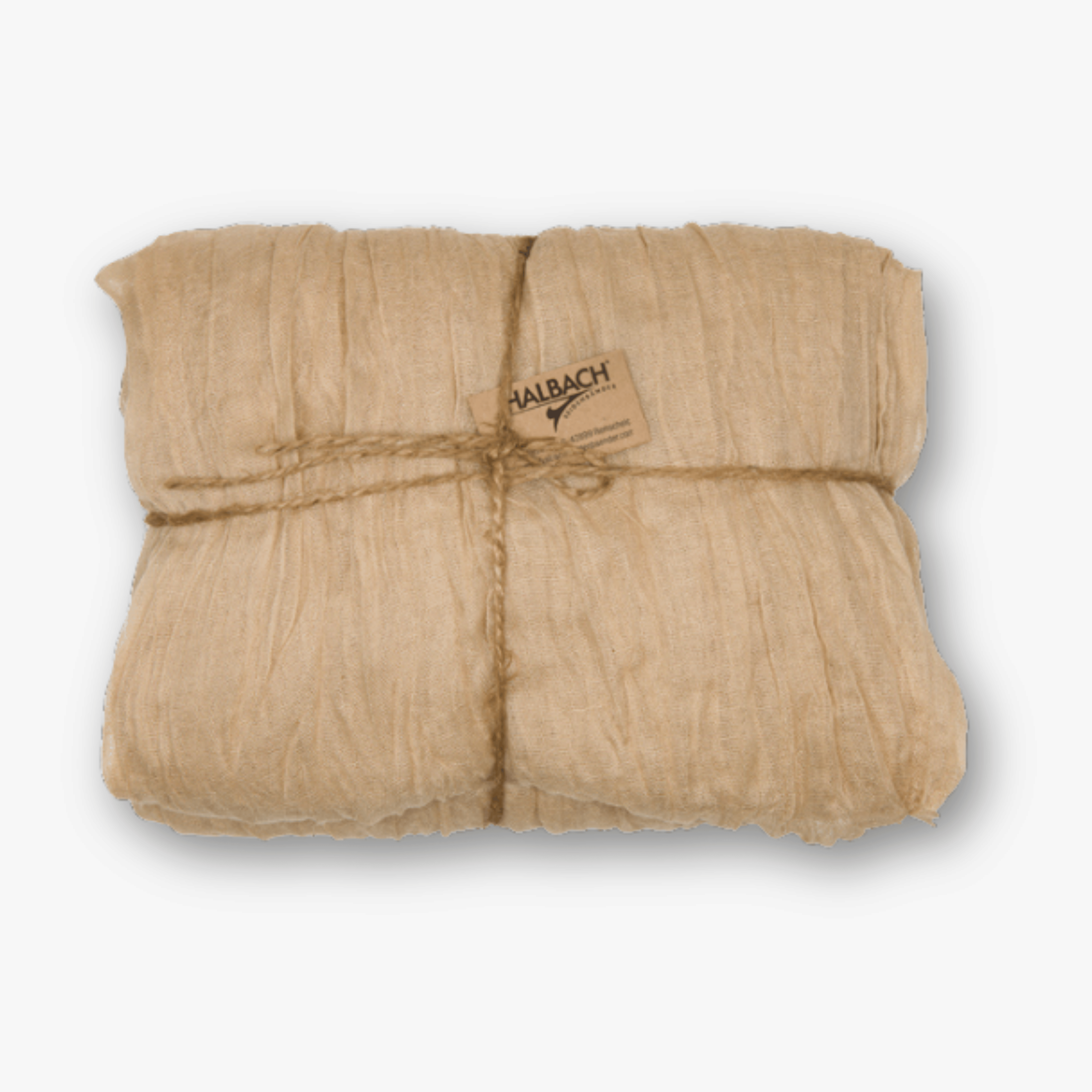 Tischläufer Musselin - Cremebeige