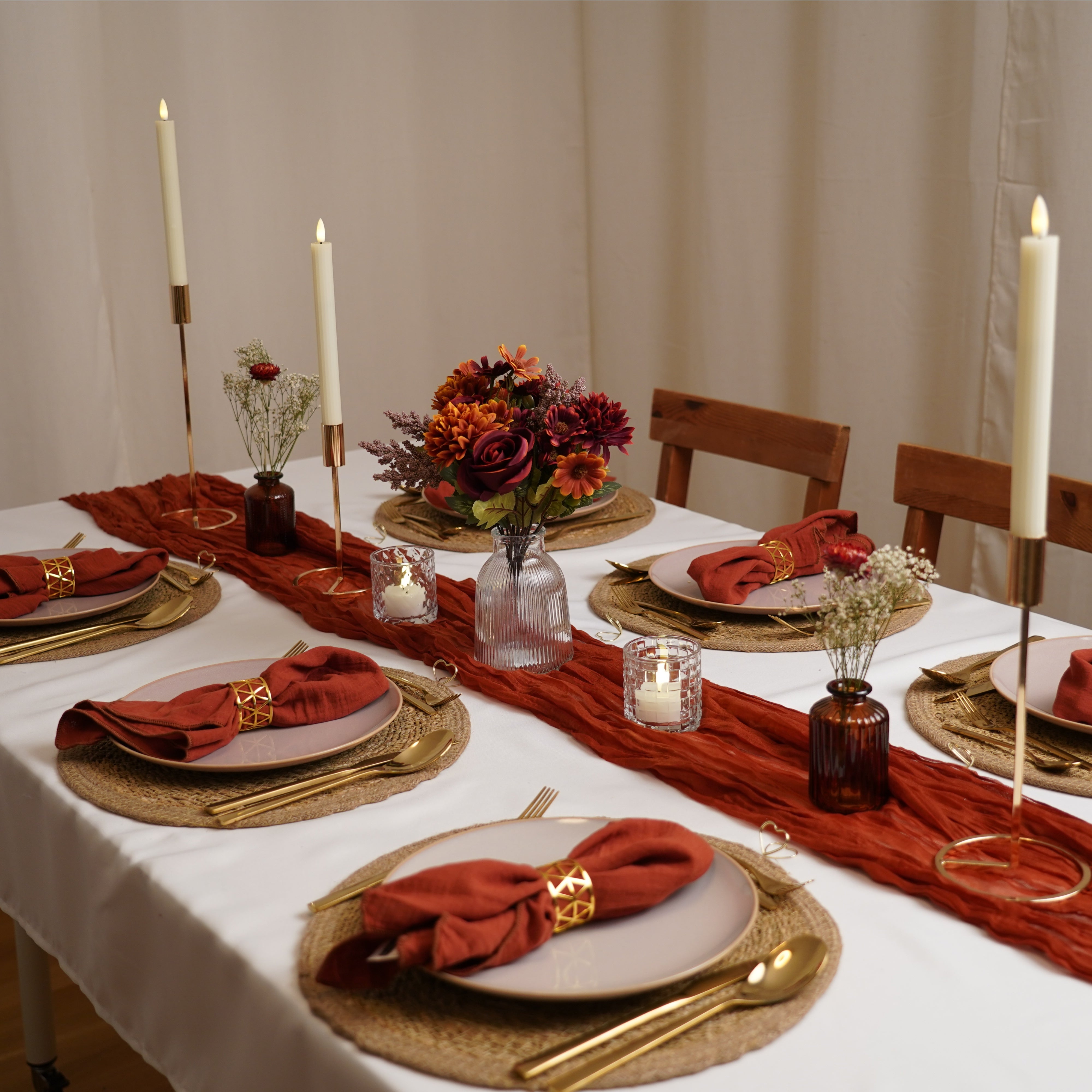 Teelichtgläser 3er Set - Struktur Mix Klar