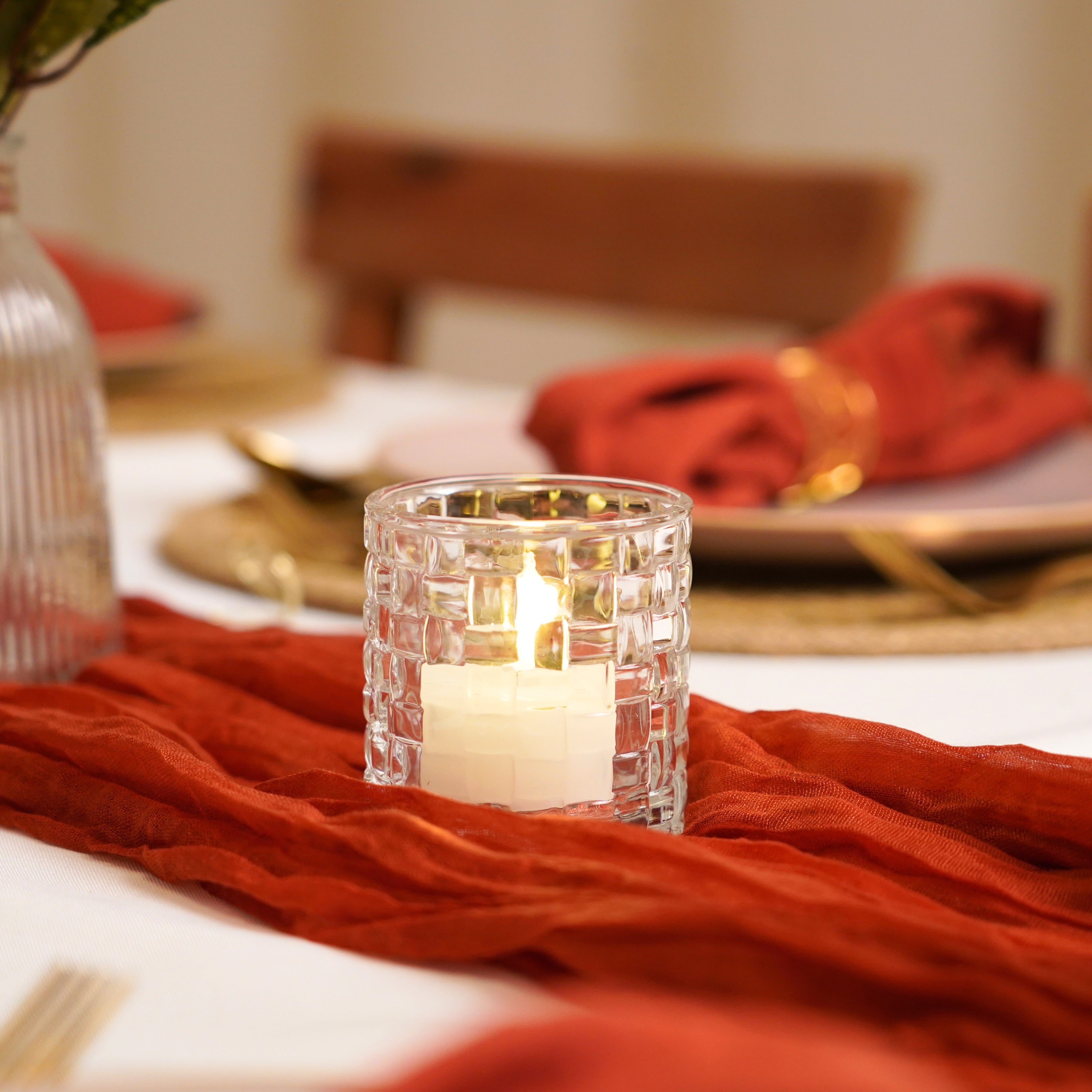 Tischdeko Paket Vintage Terracotta Gold