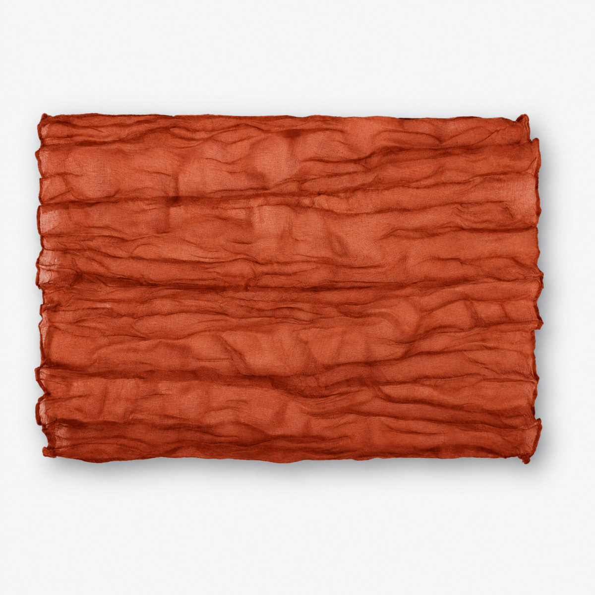 Stoffserviette Musselin Käsetuch - Leicht Terracotta