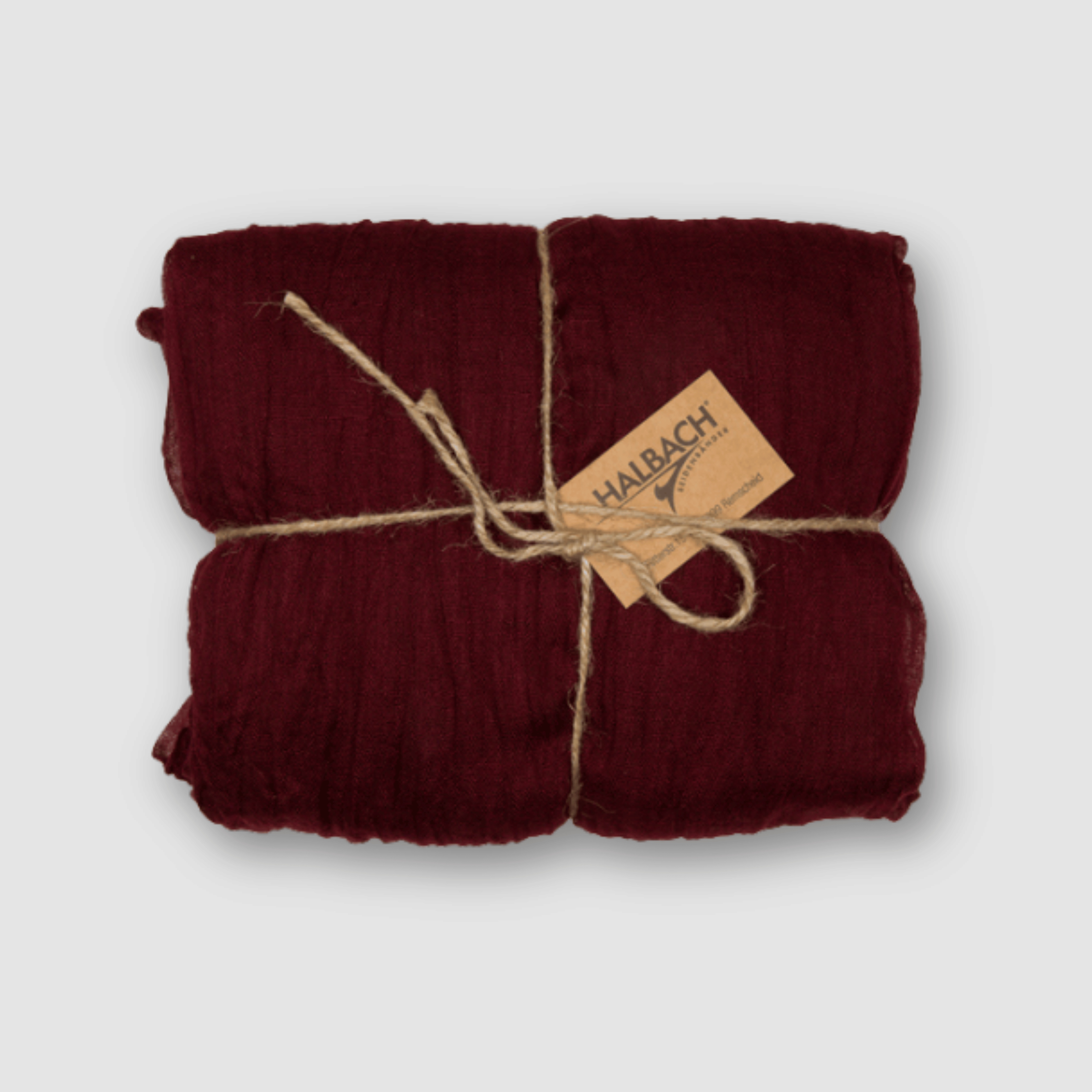 Tischläufer Musselin - Bordeaux