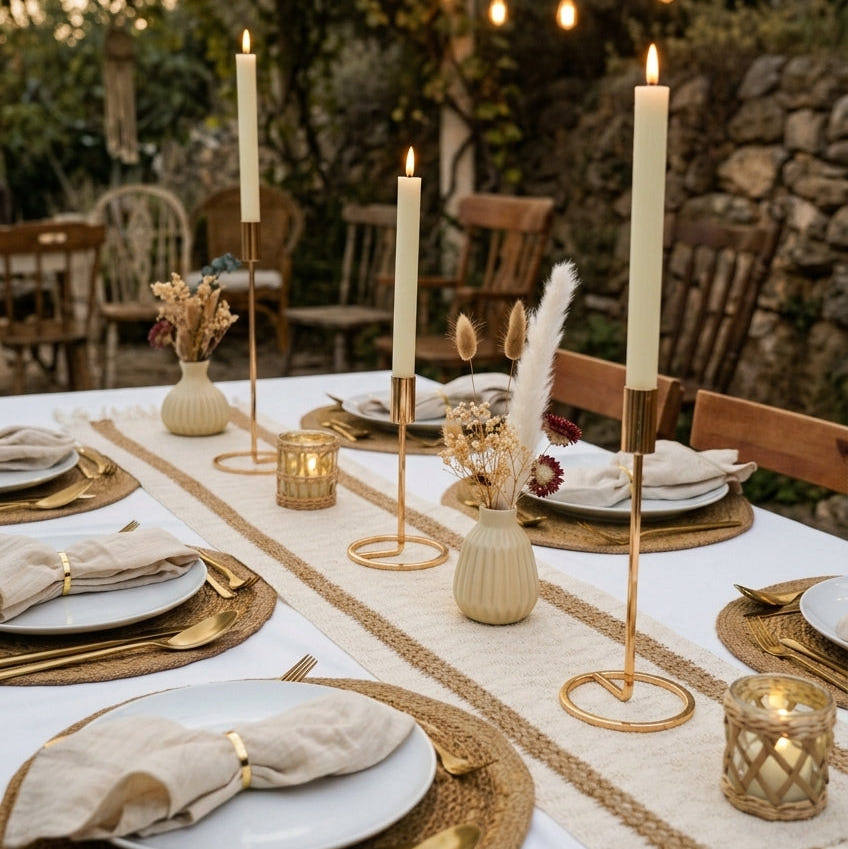 Tischdeko Komplettset Boho Gold kaufen