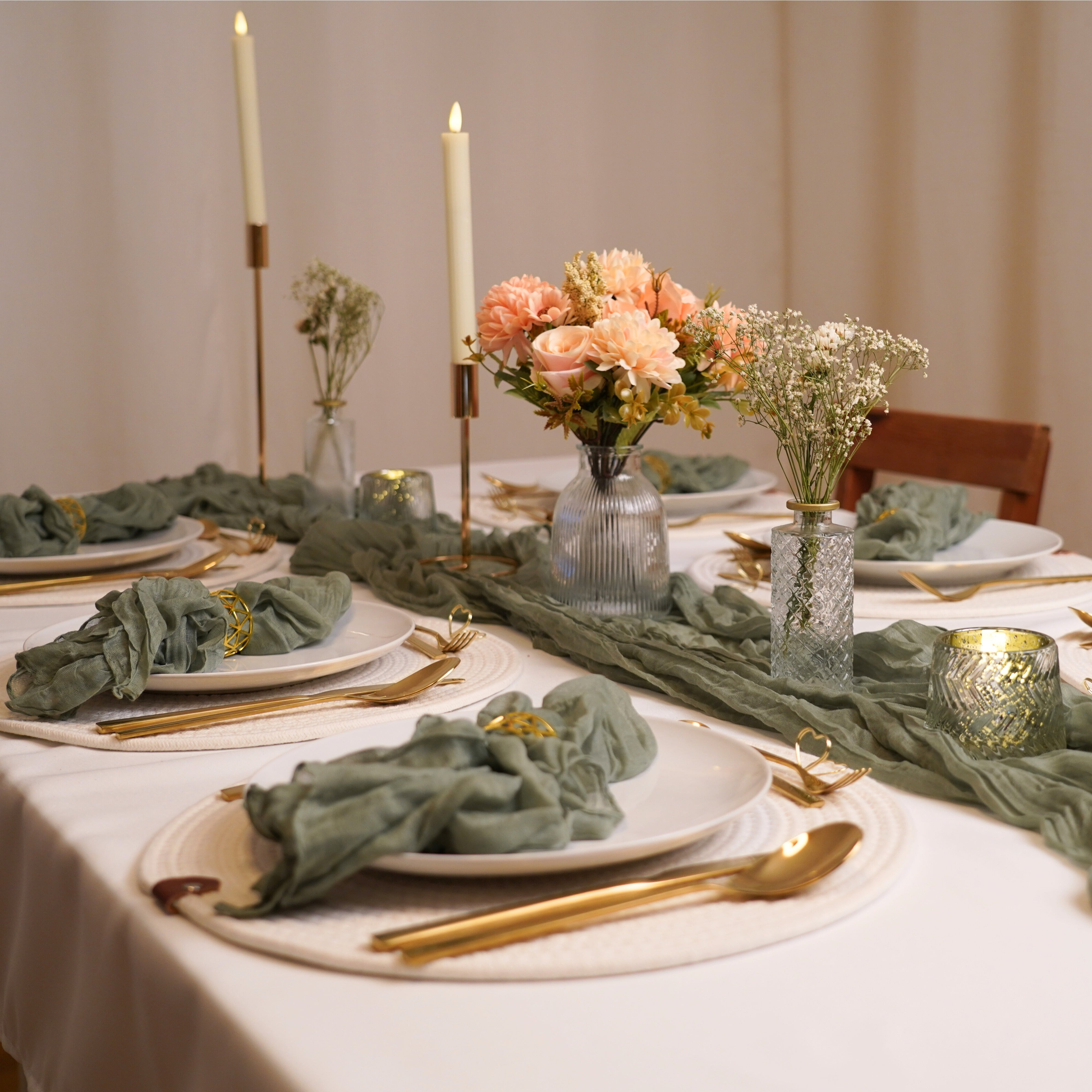 Tischdeko Paket Greenery-Modern