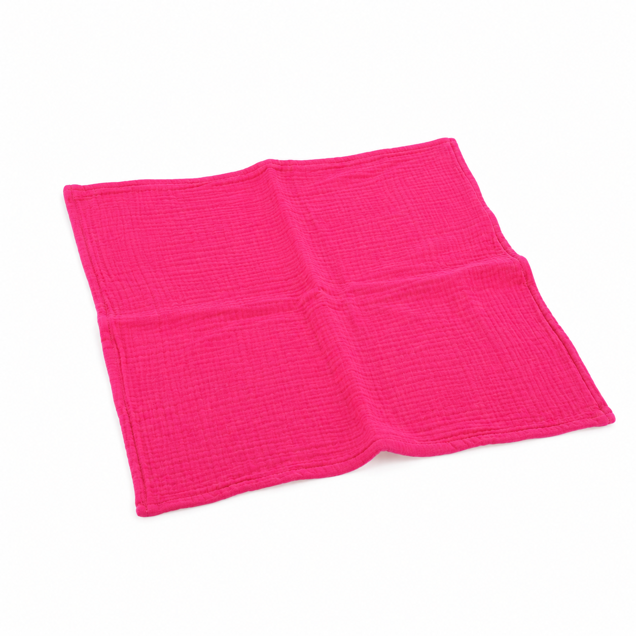 Stoffserviette Musselin - Struktur Pink