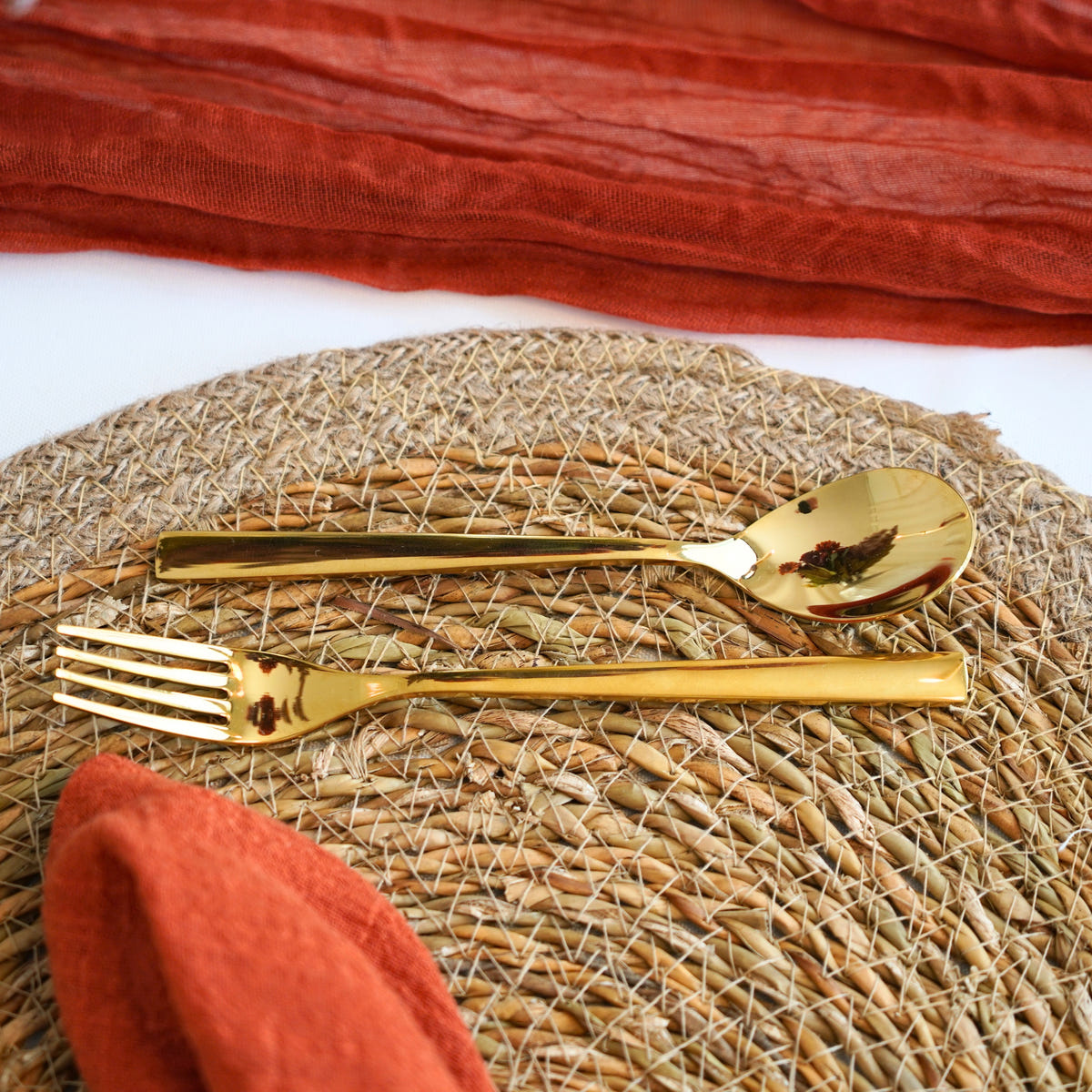 Goldenes Besteck-Set 5-teilig kaufen