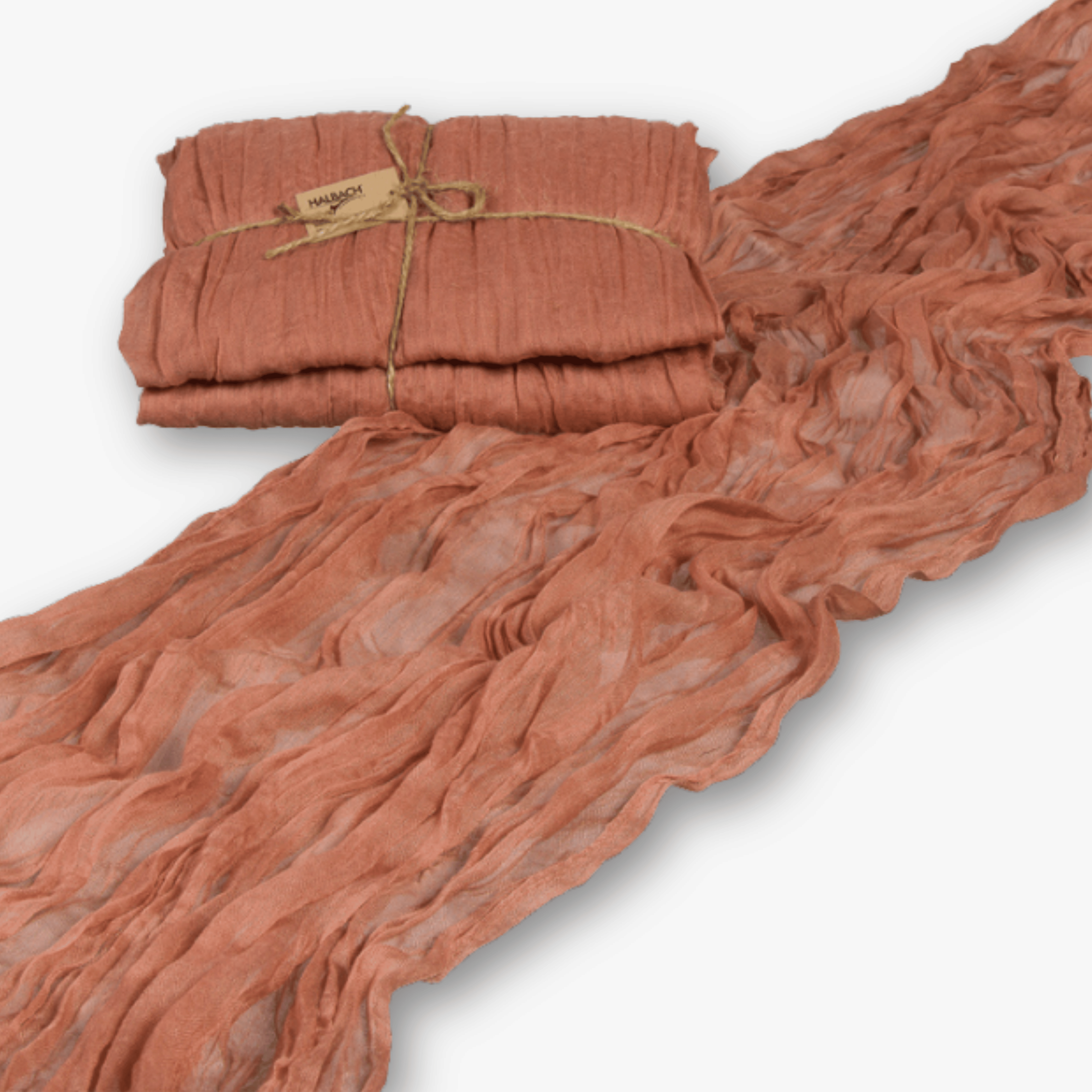 Tischläufer Musselin - Altrosa