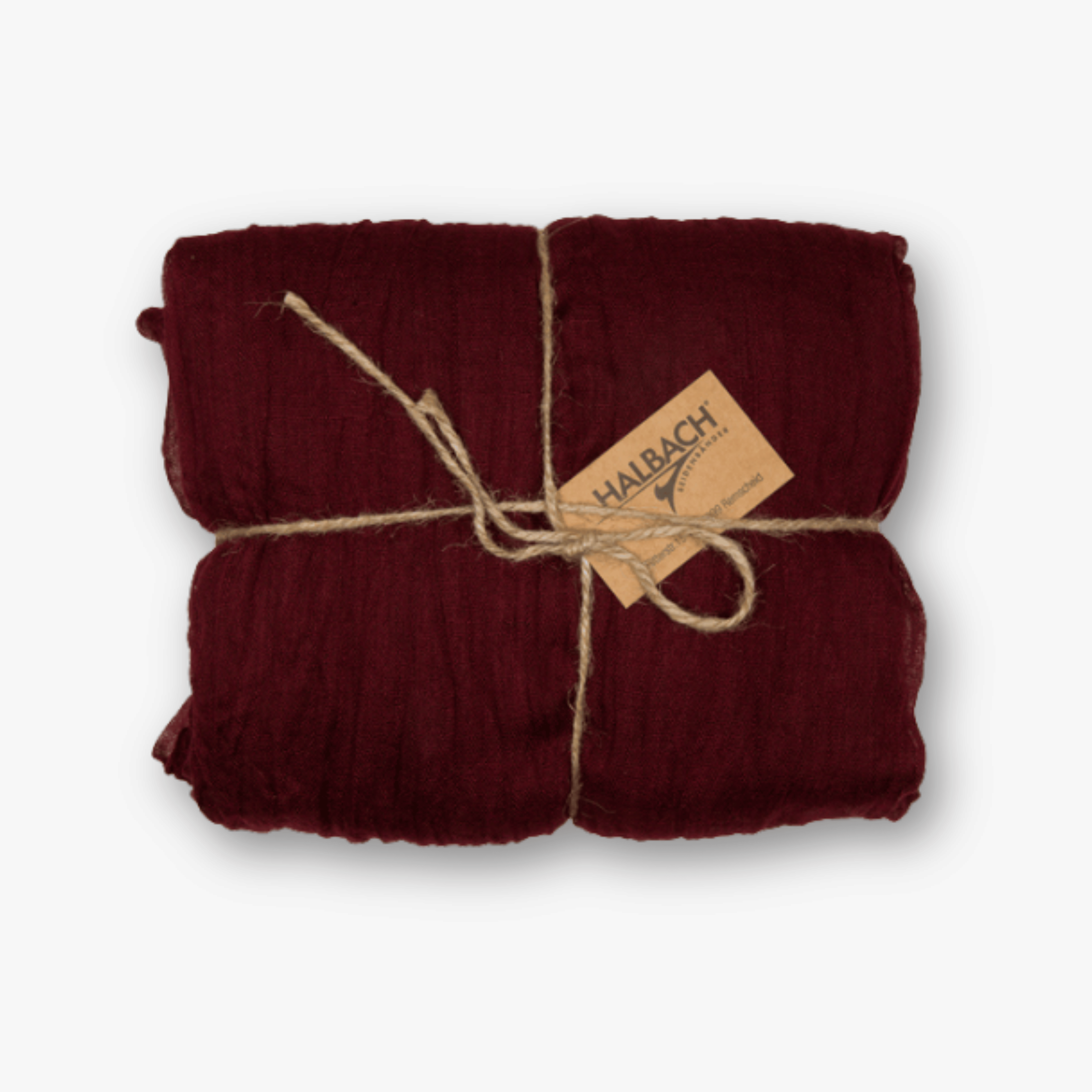 Tischläufer Musselin - Bordeaux