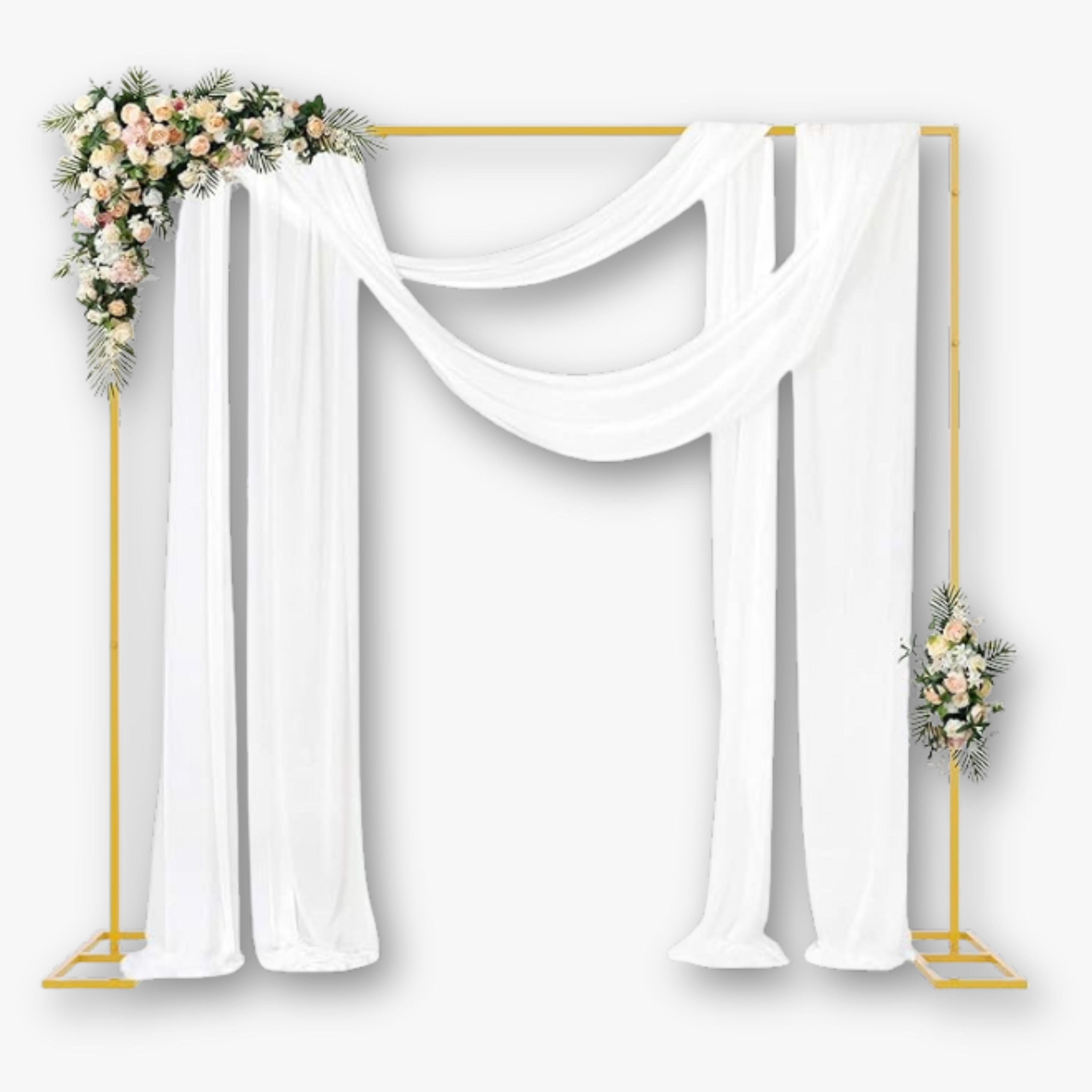Traubogen - Metall Gold (flexibel anpassbar) 2,4m x 2,4m