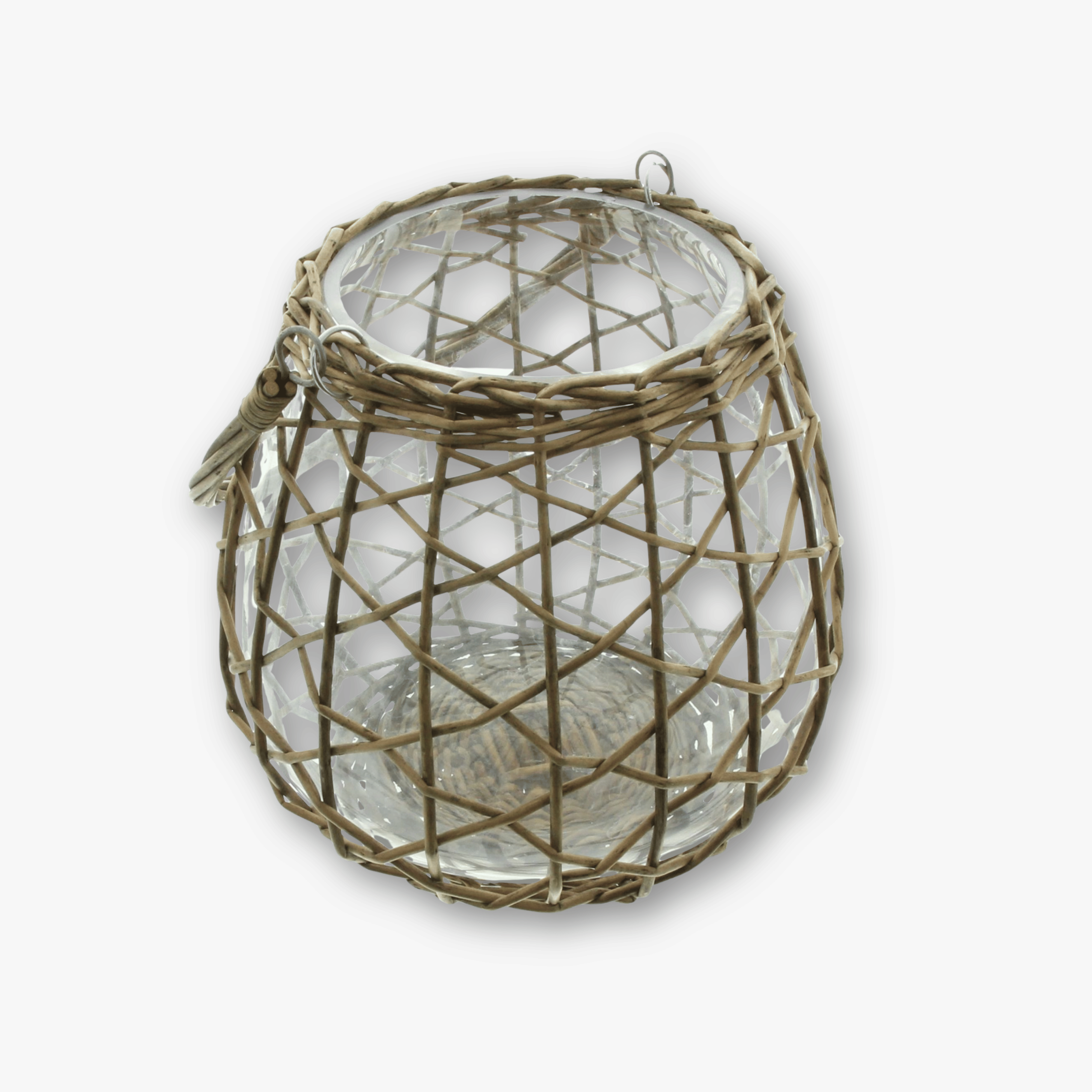 Windlicht Laterne Rattan - Boho